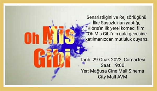 “Oh Mis Gibi”nin galası 29 Ocak’ta