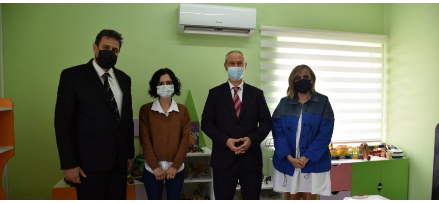 Bakan Hasipoğlu bakanlığa bağlı Çalışma Dairesi ve Sosyal Hizmetler Dairesi’ni ziyaret etti