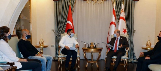 Cumhurbaşkanı Tatar, Ares Spor Kulübü’nü kabul etti