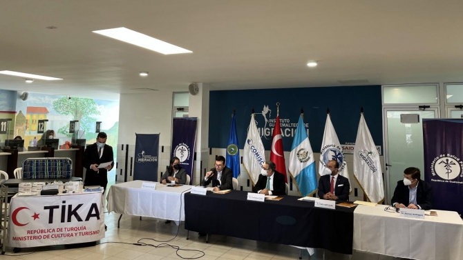 TİKA heyetinden Guatemala'da proje açılışı