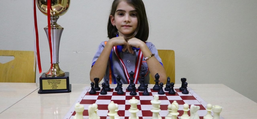 Minik Elif Dila’nın satrançta hedefi Avrupa ve dünya şampiyonluğu