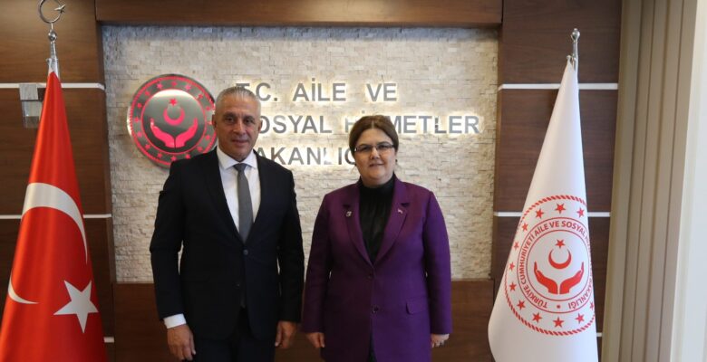 Bakan Taçoy, TC Aile ve Sosyal Hizmetler Bakanı ile biraraya geldi