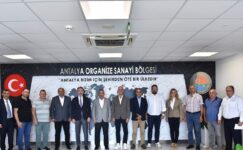 KKTC heyeti Antalya OSB’de incelemelerde bulundu