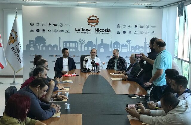 Lefkoşa Maratonu pazar günü yapılıyor. LTB Başkanı Harmancı, Avrupa Şampiyonu Guliyev ile birlikte basın toplantısı düzenledi