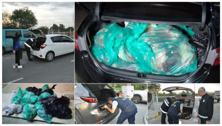 Polisten sınır kapısında sıkı denetim