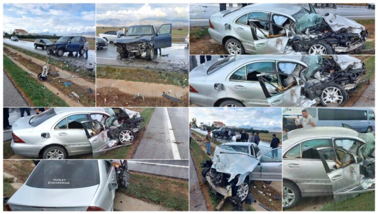 Gazimağusa-Lefkoşa anayolunda feci kaza