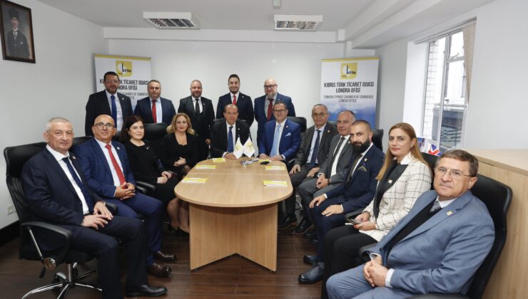 Cumhurbaşkanı Tatar, KTTO Londra Ofisini ziyaret etti