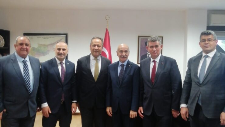 Feyzioğlu, TC Ulaştırma ve Alt Yapı Bakan Yardımcısı Selim Dursun ile görüştü