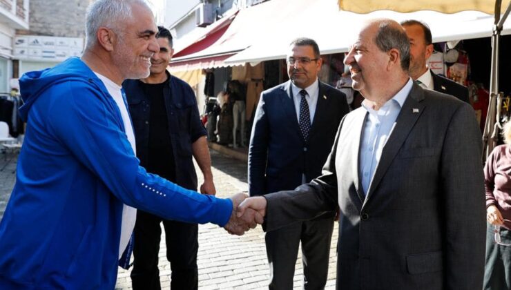 Cumhurbaşkanı Ersin Tatar, Gazimağusa’da halkla bir araya geldi