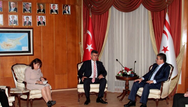 Başbakan Üstel TC Lefkoşa Büyükelçisi Feyzioğlu’nu kabul etti