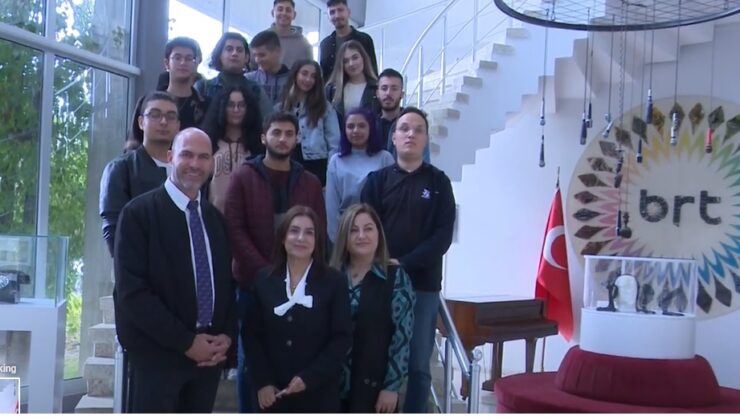 DAÜ İletişim Fakültesi öğrencileri BRT’yi ziyaret etti