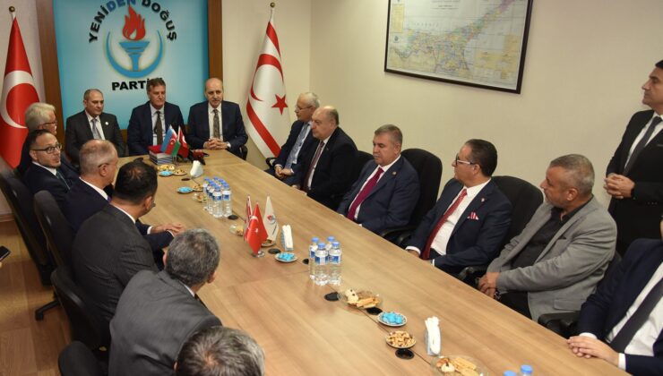 Arıklı, AK Parti Genel Başkanvekili Kurtulmuş ve Budaqov’u kabul etti