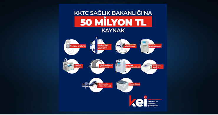 Sağlık Bakanlığı’na 50 Milyon TL kaynak