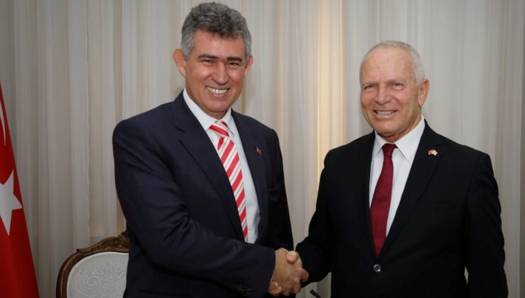 Töre, Türkiye’nin Lefkoşa Büyükelçisi Feyzioğlu’nu kabul etti