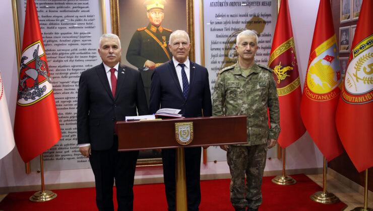 Töre, Tümgeneral Tevfik Algan’ı ziyaret etti