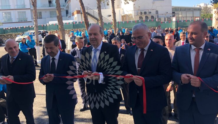 Restore edilen Sivil Savunma Teşkilatı Lefke Bölge Müdürlüğü açıldı
