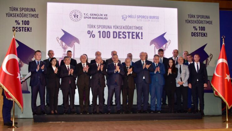 “Türk Sporuna Yükseköğretimde Yüzde Yüz Destek” mutabakat metni imzalandı