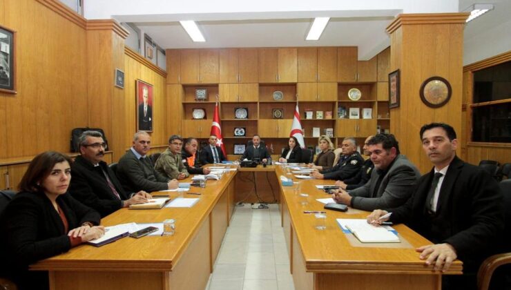 Başbakanlık Afet ve Acil Durum Yönetimi Komitesi, Başbakanlık Müsteşarı Cahitoğlu başkanlığında toplandı