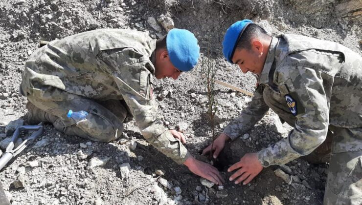Güvenlik Kuvvetleri Komutanlığı ağaçlandırma faaliyetlerine devam ediyor