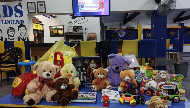 KKTC Fenerbahçeliler Derneği ile LTB’nin depremzede çocuklar için başlattığı oyuncak kampanyası devam ediyor