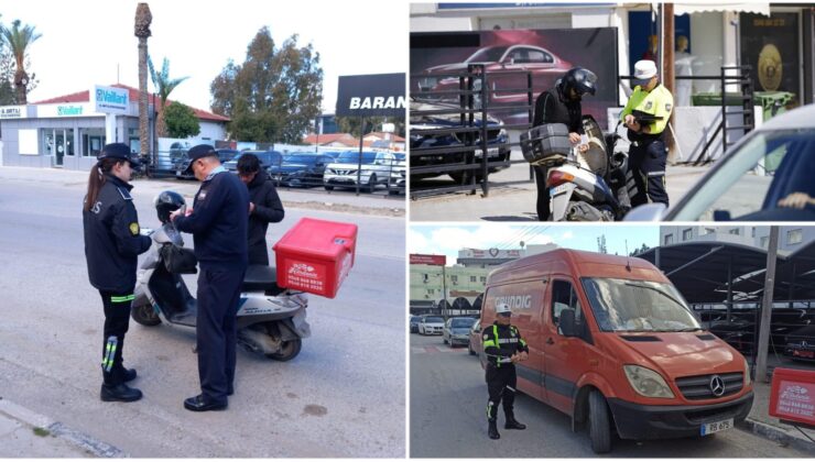 19 araç trafikten men edildi