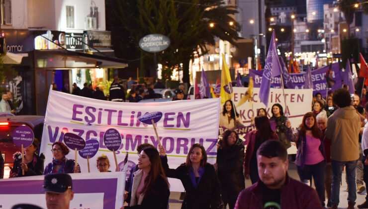 8 Mart Dünya Emekçi Kadınlar Günü yürüyüşü yapıldı