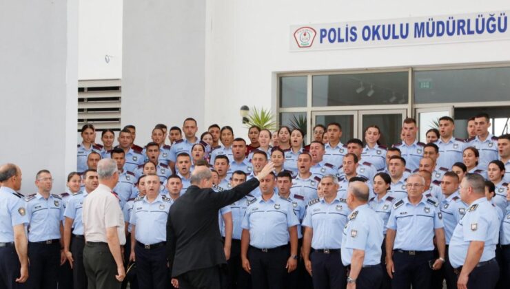 Cumhurbaşkanı Tatar, Polis Okulu’nu ziyaret etti