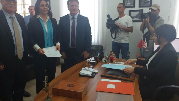 YDP adayı Lesinger adaylık başvurusunu yaptı