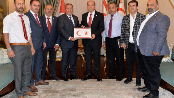 Cumhurbaşkanı Ersin Tatar, Din İşleri heyetini kabul etti