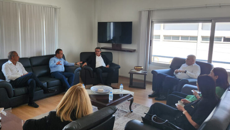 CTP heyeti, Sanayi Odası’nı ziyaret etti