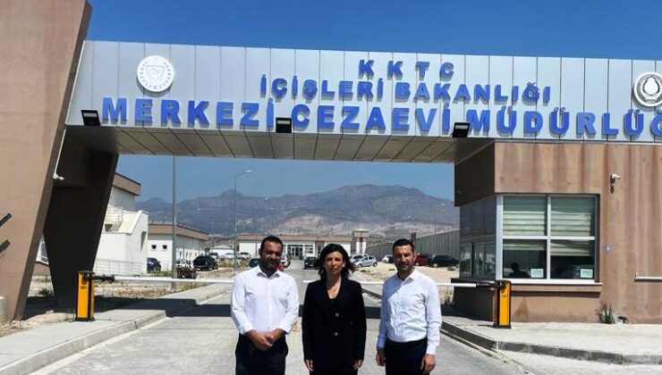CTP heyeti, Merkezi Cezaevi’ni ziyaret etti
