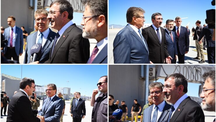 Türkiye Cumhurbaşkanı Yardımcısı Cevdet Yılmaz KKTC’den ayrıldı