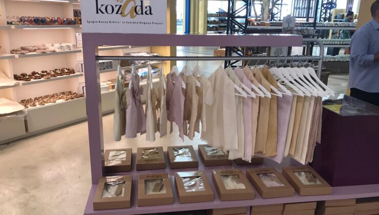“Kozada” ürünlerinin satışına Ercan Havaalanı’nda başlandı