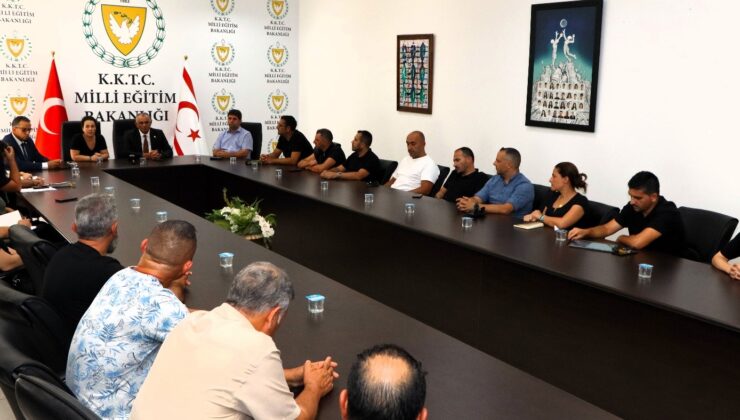 Yeni yapılacak Gazimağusa Türk Marif Koleji için Milli Eğitim Bakanlığı’nda toplantı yapıldı