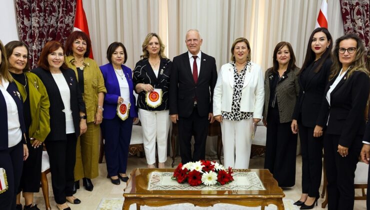 Töre, Girne Inner Wheel Kulübü Yönetim Kurulu heyetini kabul etti