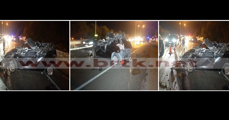 Ciklos’ta feci kaza.. 1 kişi hayatını kaybetti