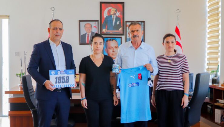 Harmancı, 22 Ekim’deki Lefkoşa Maratonu dolayısıyla Uluçay’ı ziyaret etti