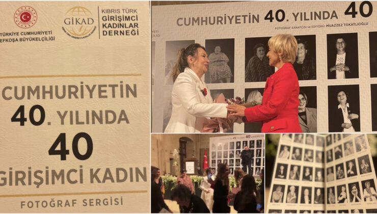 Birgül Feyzioğlu, “Cumhuriyetin 40’ıncı Yılında , 40 Girişimci Kadın” sergisini açtı