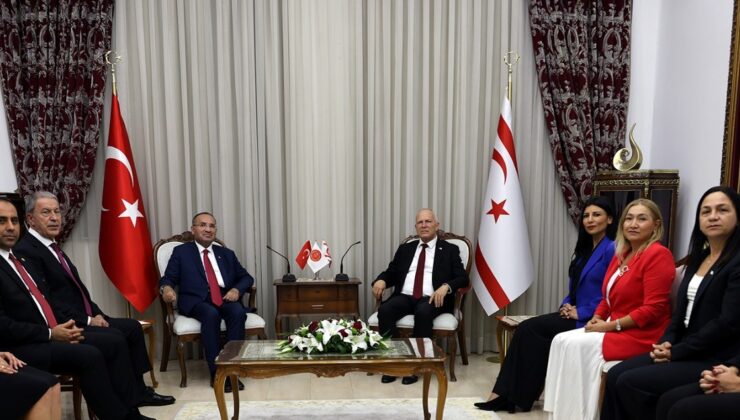 Cumhuriyet Meclisi Başkanı Töre, Türkiye Büyük Millet Meclisi heyetini kabul etti