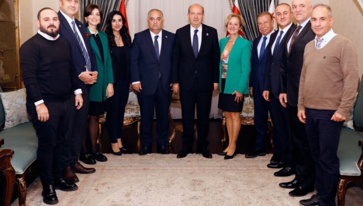 Cumhurbaşkanı Tatar, 15 Kasım Kıbrıs Üniversitesi Mütevelli Heyeti’ni kabul etti