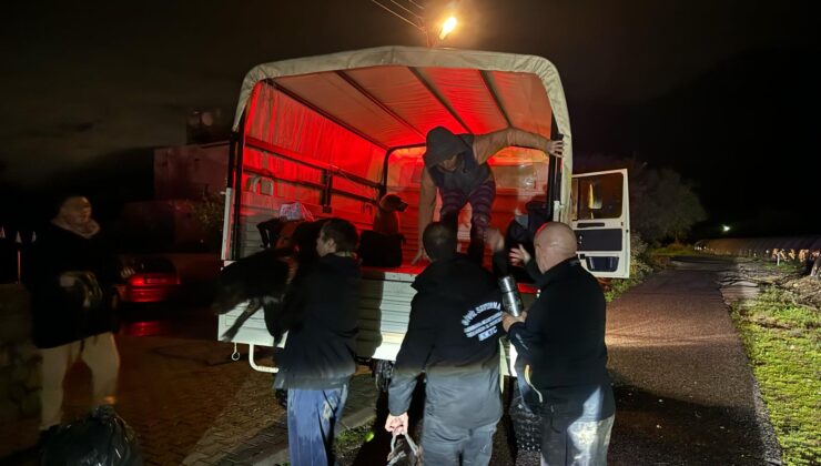 Sivil Savunma ekipleri su baskınlarına müdahalede bulundu – BRTK