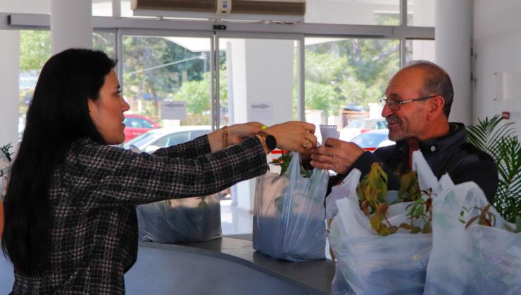 Gazimağusa’da faturalarını ödeyen abonelere belediyeden çiçek hediyesi – BRTK