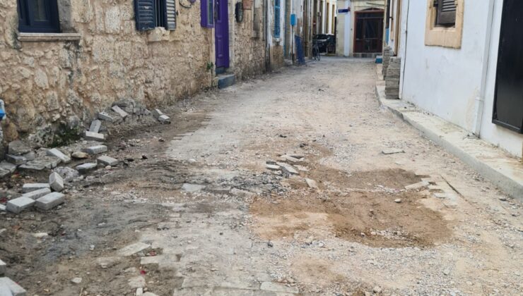 Girne Belediyesi Antik Liman ile Bandabulya arasında kalan alanda alt yapı çalışmaları devam ediyor – BRTK