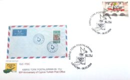 “Kıbrıs Türk Postalarının 60. Yılı” konulu pul serisi ve ilk gün zarfı yarın satışa çıkıyor