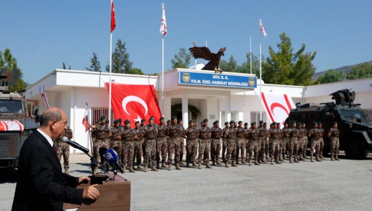 Cumhurbaşkanı Tatar, Polis Özel Harekatı ziyaret etti