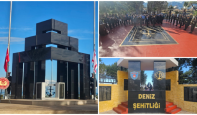 Girne Deniz Şehitliği’nde 21-25 Aralık Milli Mücadele ve Şehitler Haftası dolayısıyla anma etkinliği düzenlendi