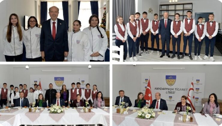 Cumhurbaşkanı  Tatar  Haydarpaşa Ticaret Lisesi’ni ziyaret etti