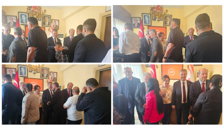 Başbakan Gazimağusa’da partililerle bayramlaştı