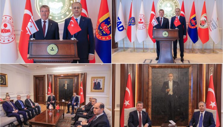 Başbakan Ünal Üstel, Ankara’da İçişleri Bakanı Ali Yerlikaya ile görüştü: ‘Göç Merkezi çalışmaları hızlandırılıyor,polis ve itfaiye araçları güçlendiriliyor’