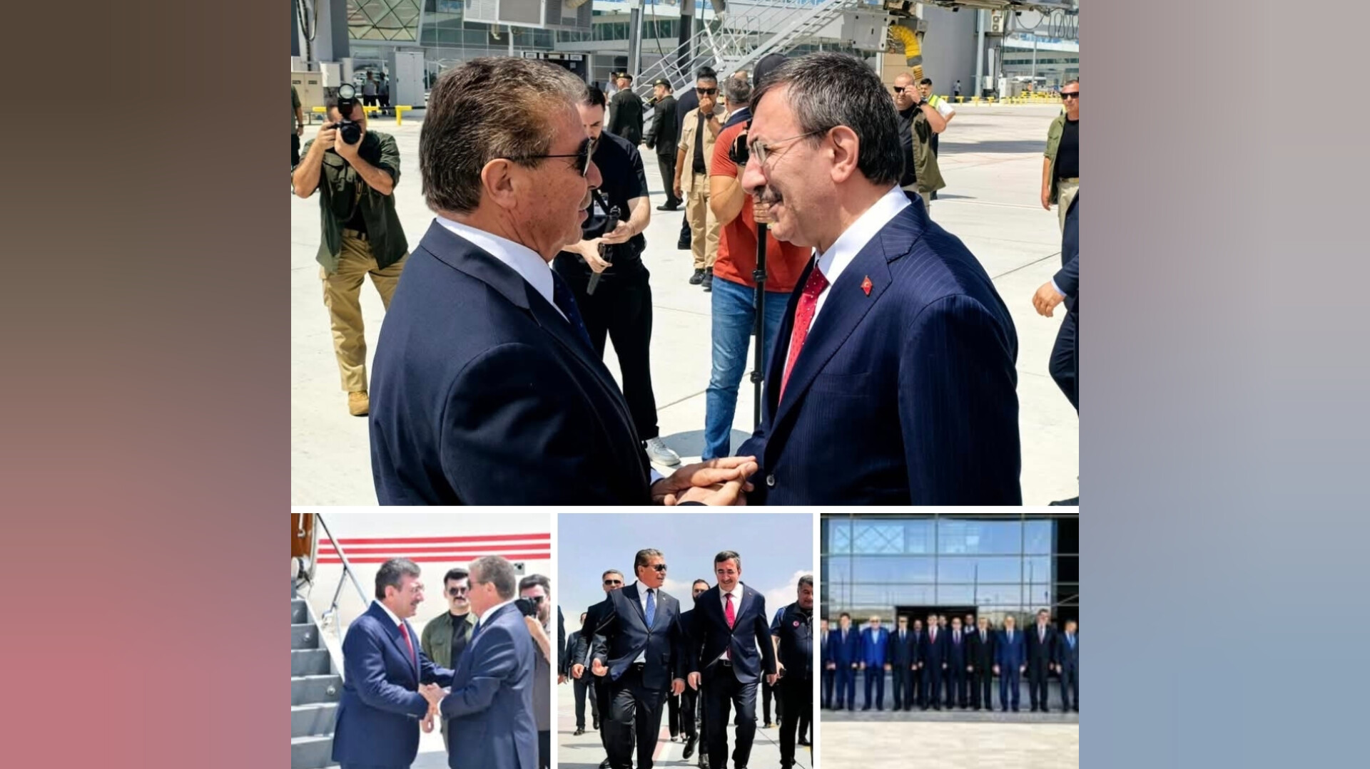 TC  Cumhurbaşkanı Yardımcısı Cevdet Yılmaz, temaslarda bulunmak üzere KKTC’ye geldi